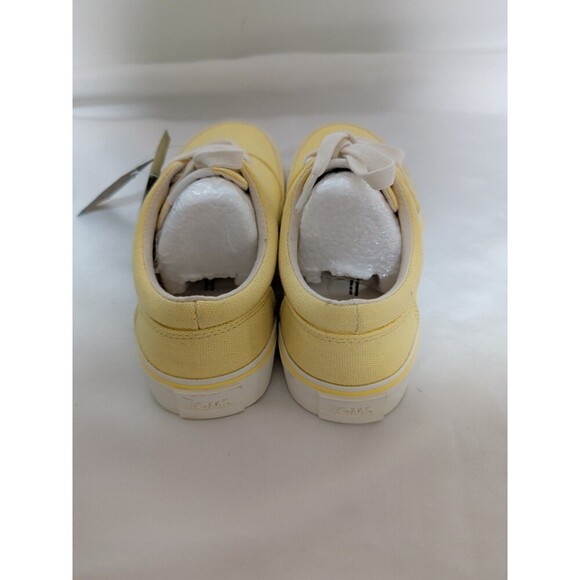 TOMS Alpargata Fenix Women's Casual Sneakers, Yellow Lace-up Shoes Size W 5.5 - Picture 5 of 14